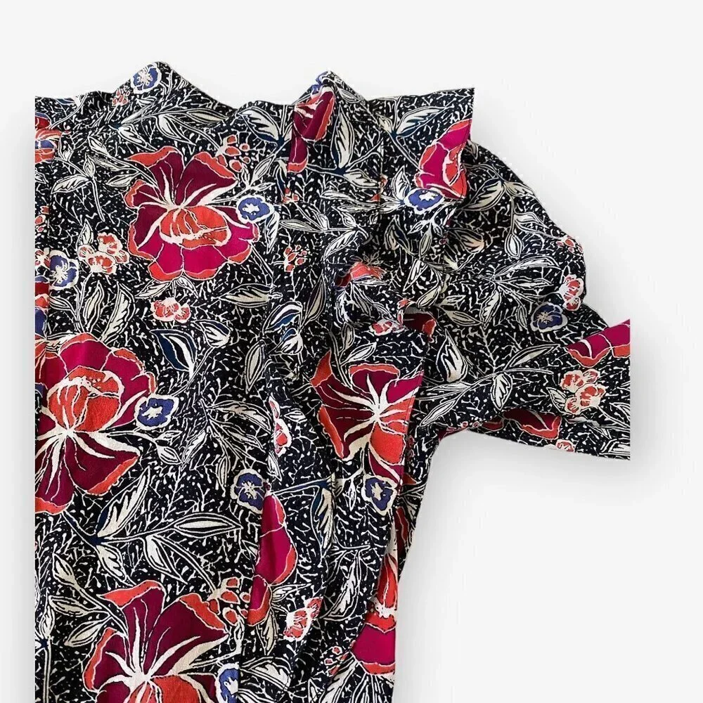 Isabel Marant Etolie Yoana Printed Silk Mini Dress, Size 34EU